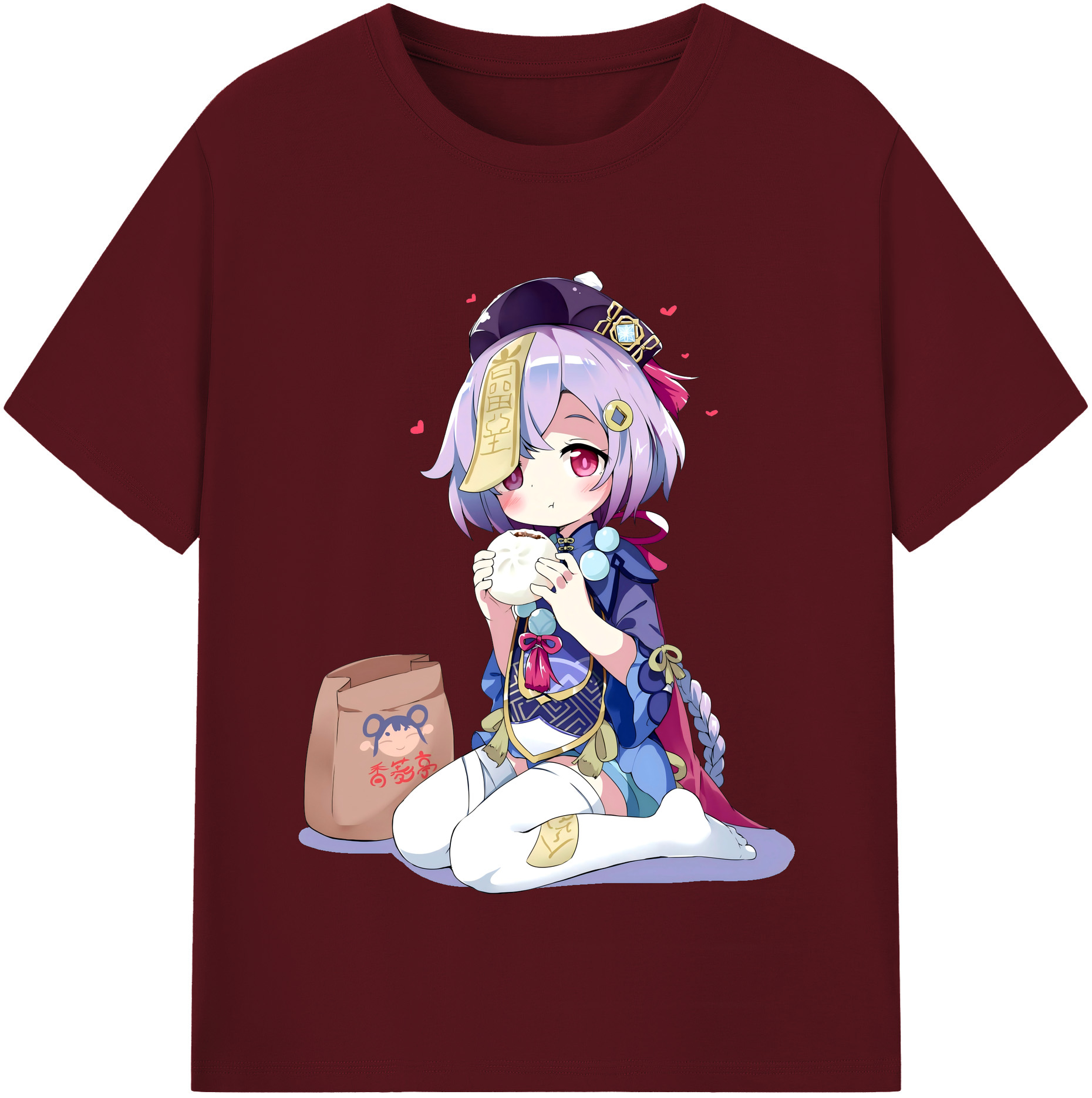 げんし神 七七 なな  genshin Nana 綿100％半袖Tシャツ（フロントプリント）